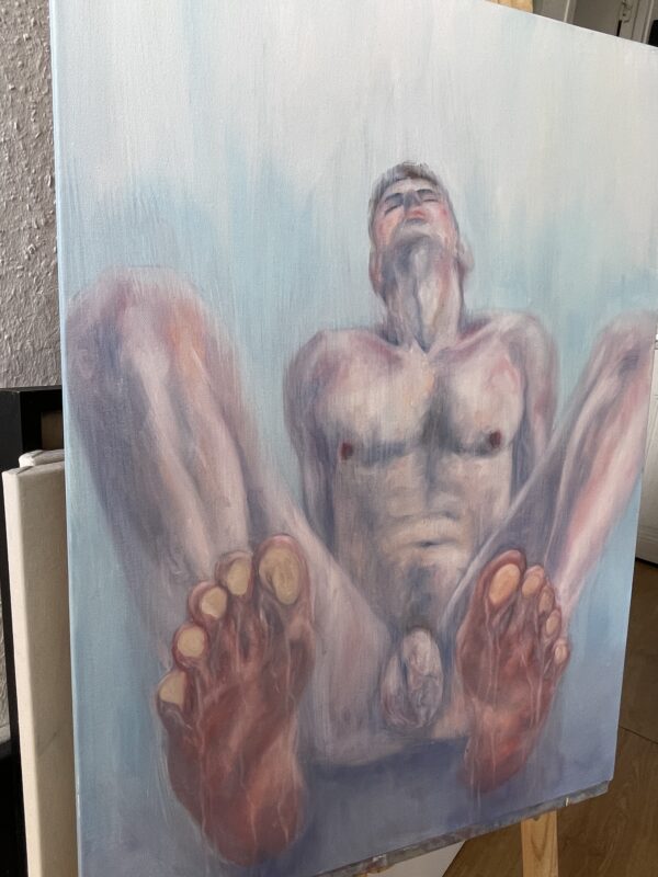 Shower time 73*54cm (Oil painting)