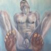 Shower time 73*54cm (Oil painting)