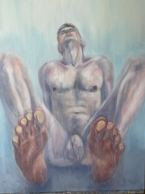 Shower time 73*54cm (Oil painting)