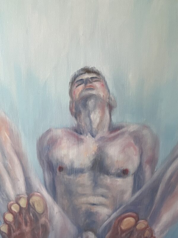 Shower time 73*54cm (Oil painting)